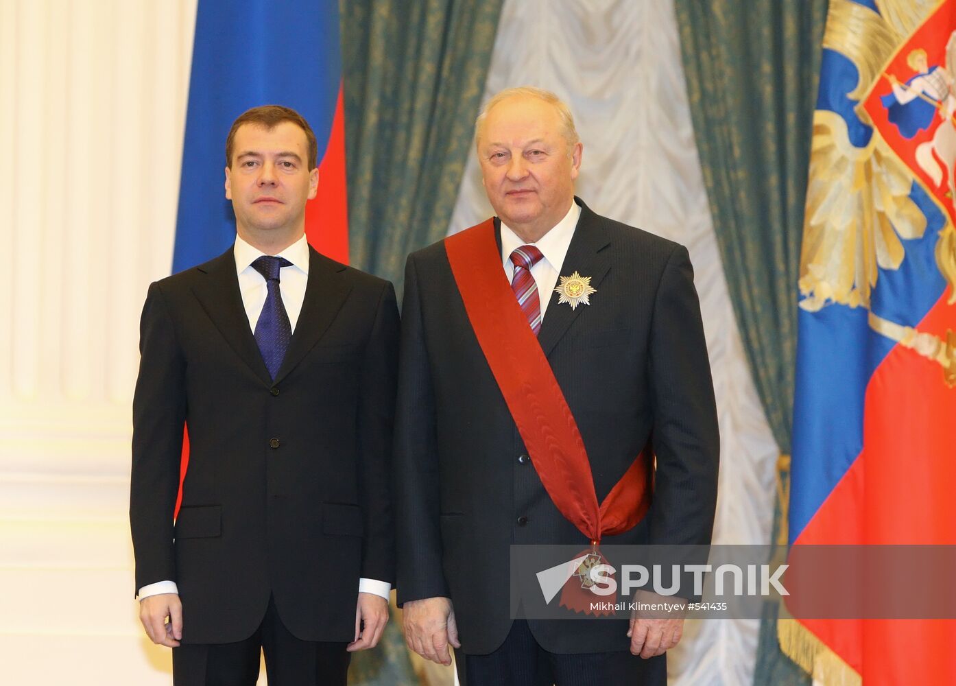 Dmitry Medvedev presents state awards at the Kremlin