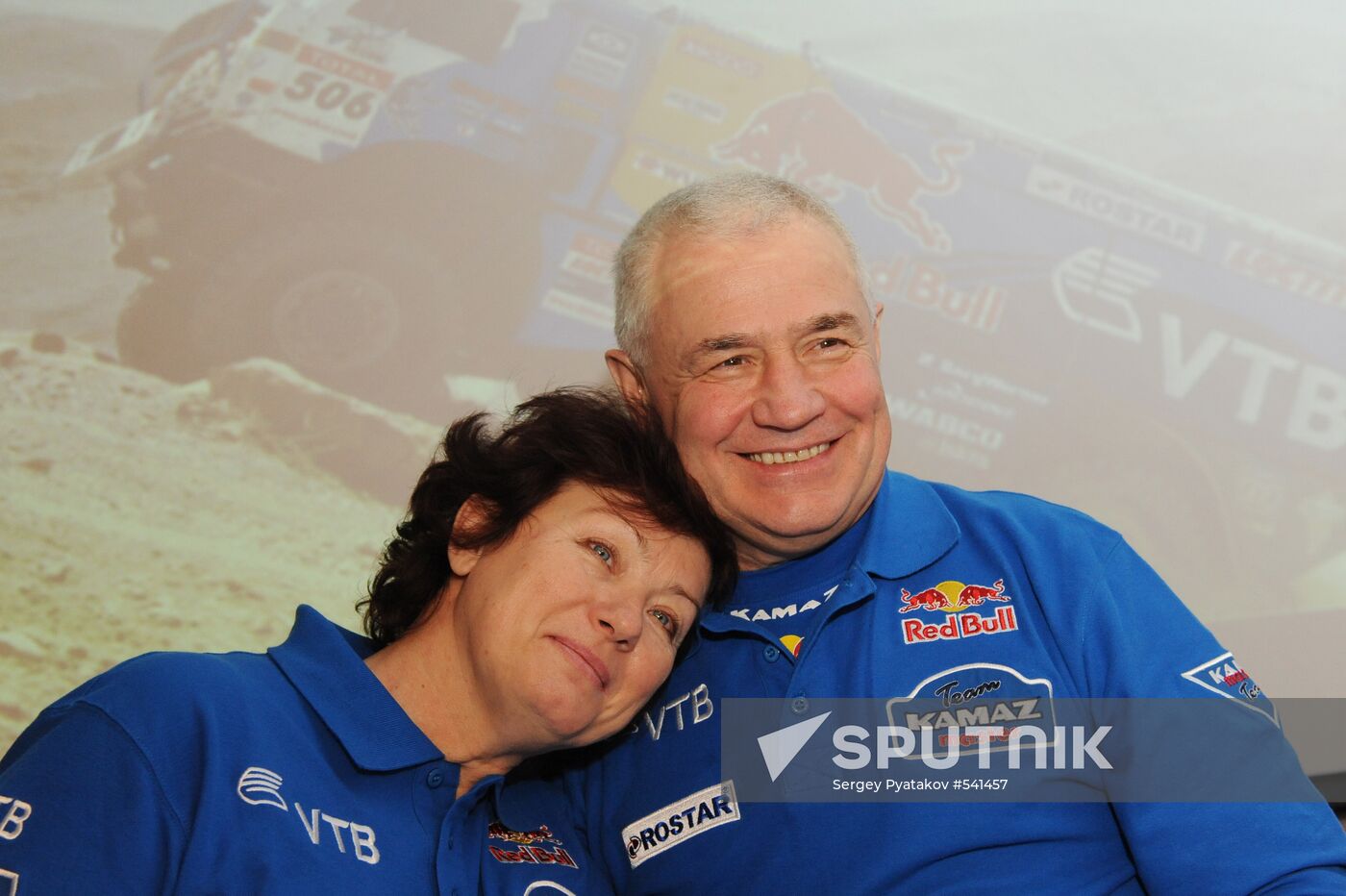 Semyon Yakubov and his wife