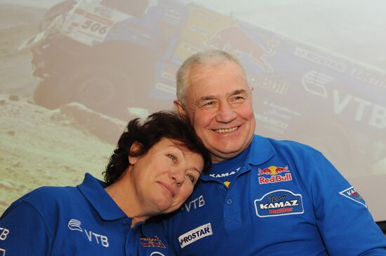 Semyon Yakubov and his wife