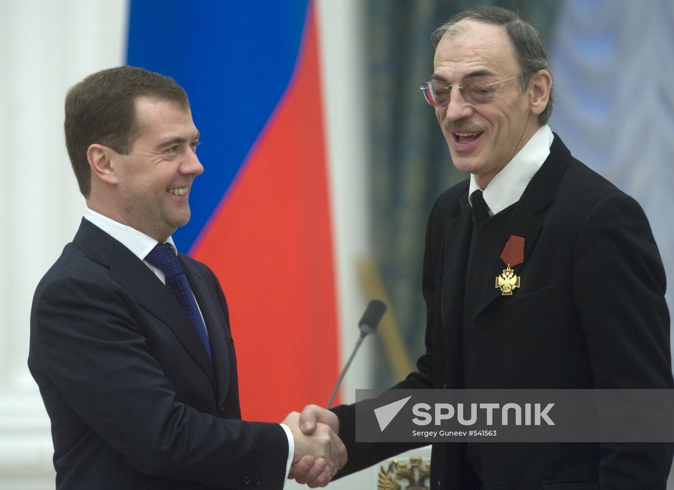 Dmitry Medvedev presents state awards at the Kremlin