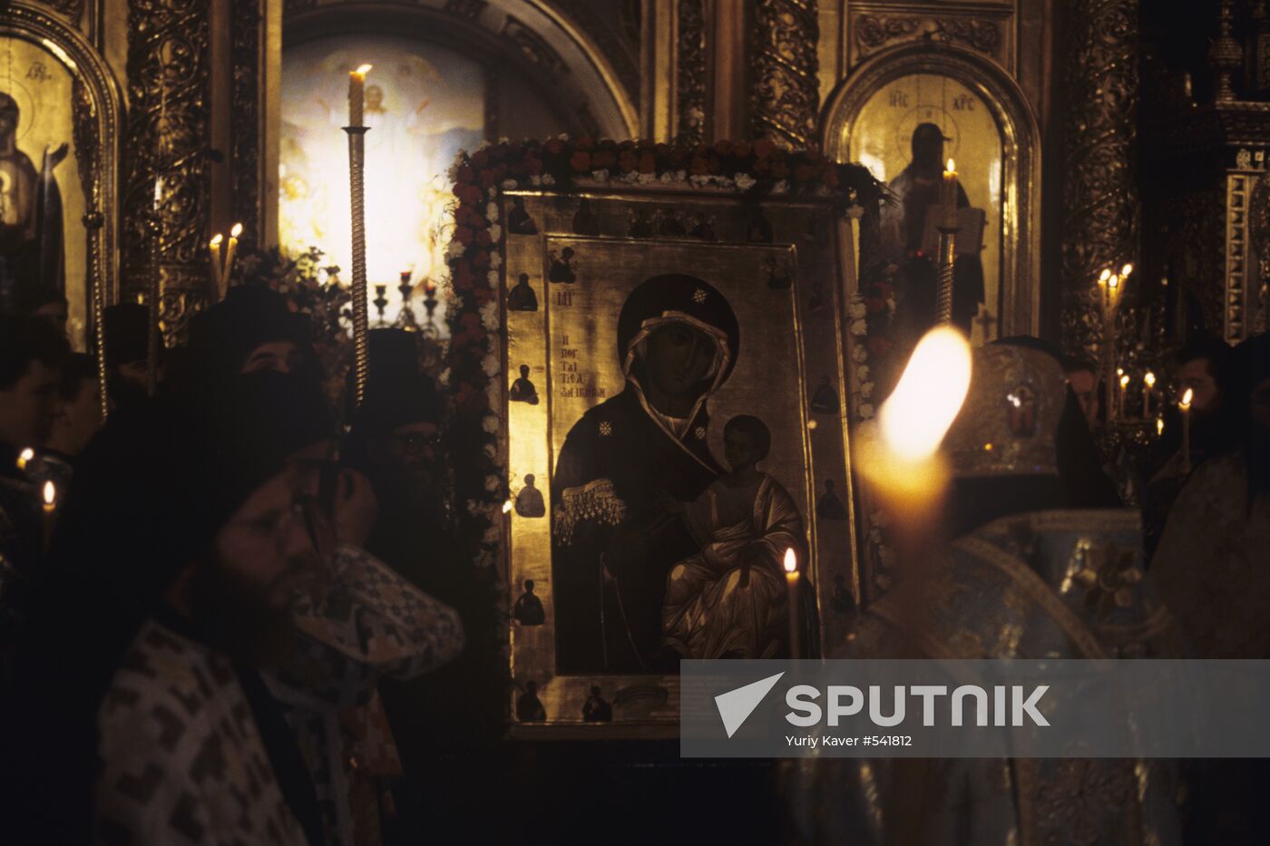 The Iveron icon of the Virgin