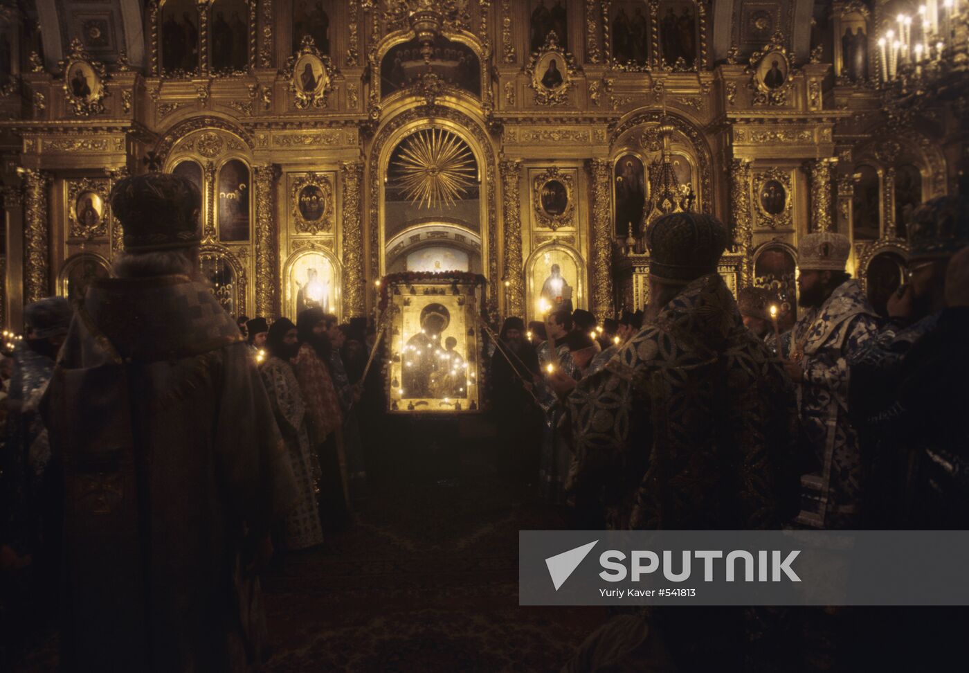 The Iveron icon of the Virgin