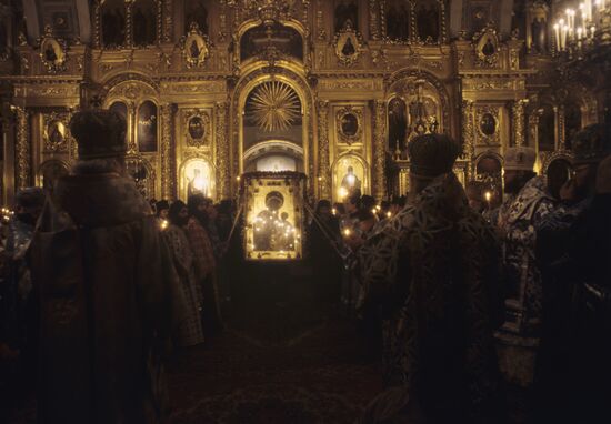 The Iveron icon of the Virgin