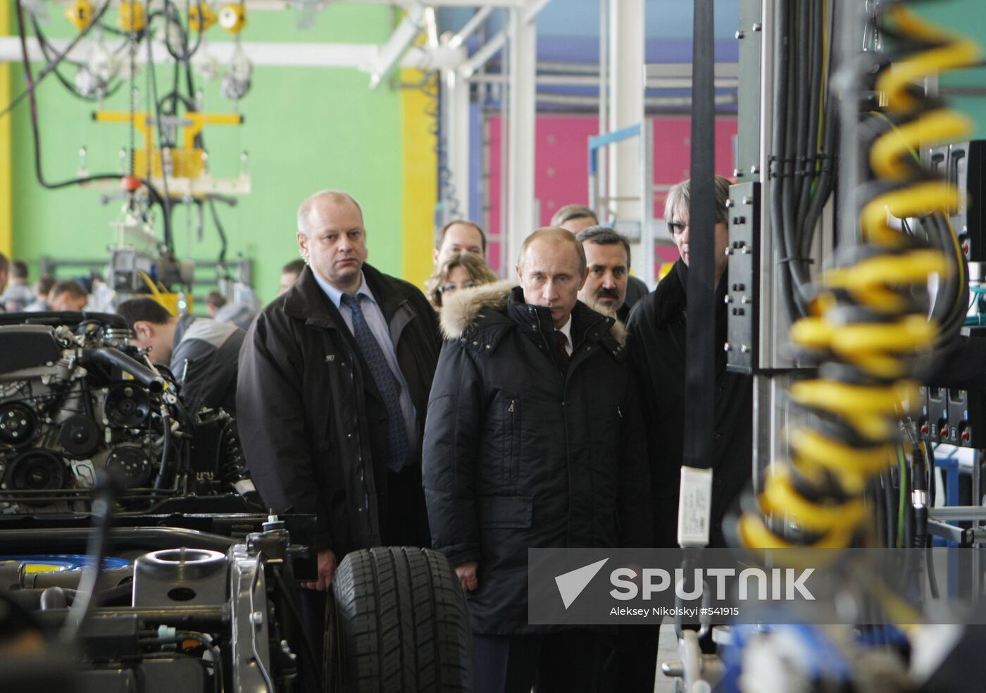 Russian Prime Minister Vladimir Putin visiting SOLLERS -- Far Ea
