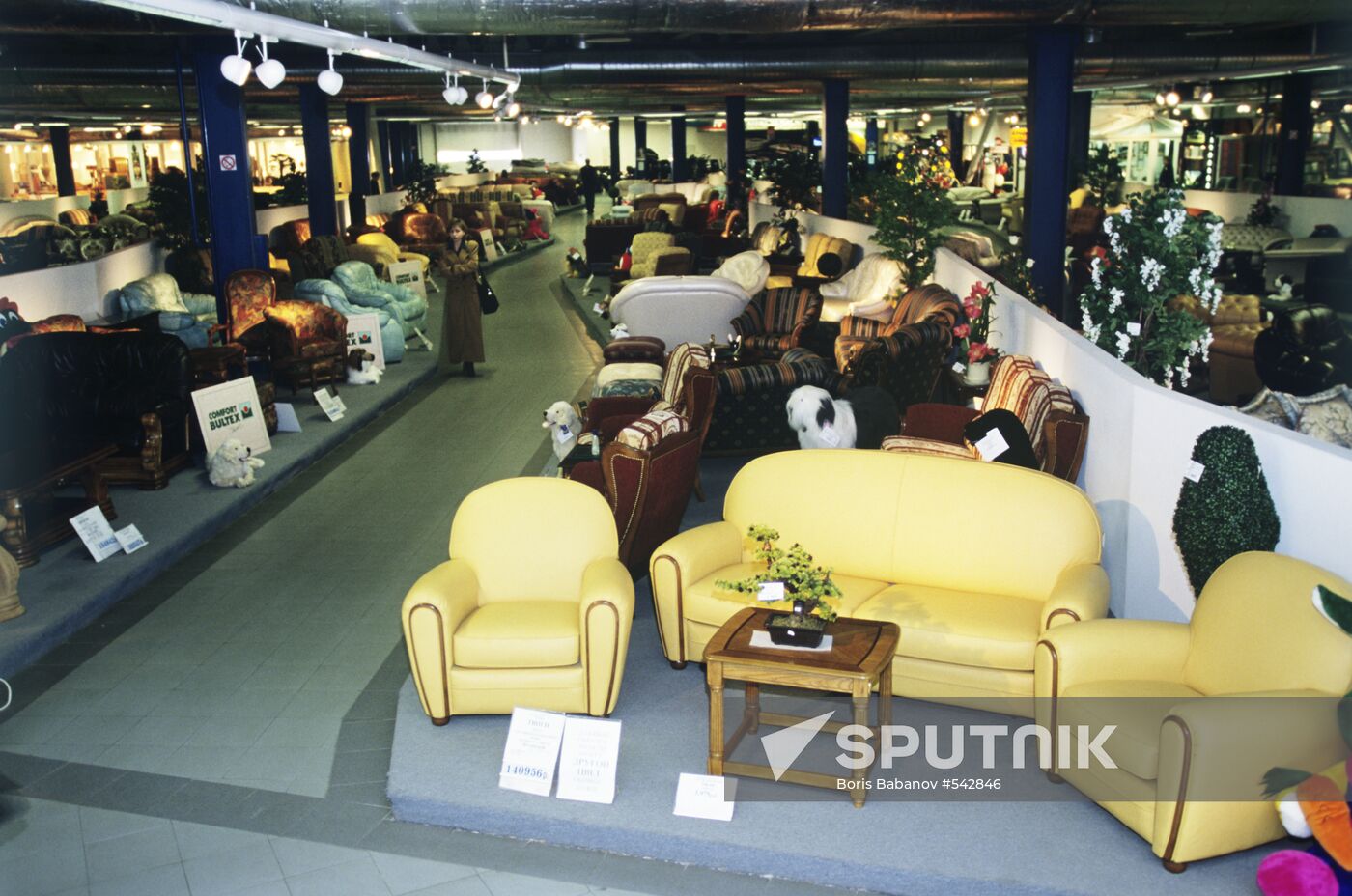 Sales area of furniture store “Grand”