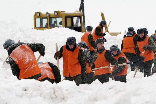 Rescue operation on Sakhalin