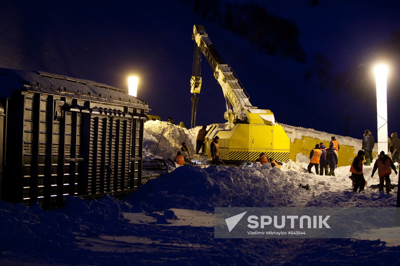 Rescue operation on Sakhalin