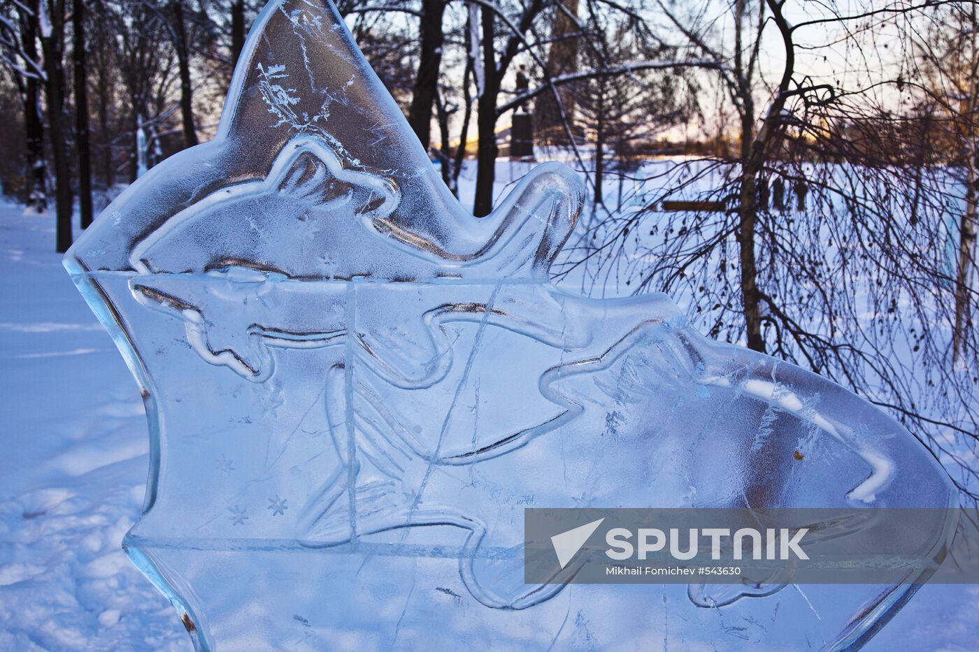 Vyugovei 2010 Ice Sculpture Festival opens in Moscow