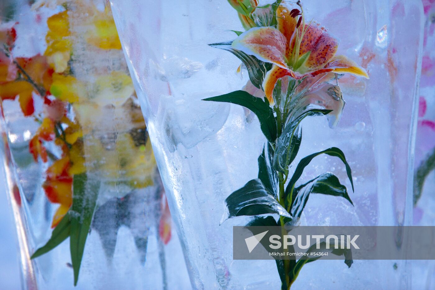 Vyugovei 2010 Ice Sculpture Festival opens in Moscow