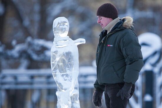 Vyugovei 2010 Ice Sculpture Festival opens in Moscow
