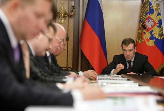 Dmitry Medvedev. Meeting. Olympic facilities