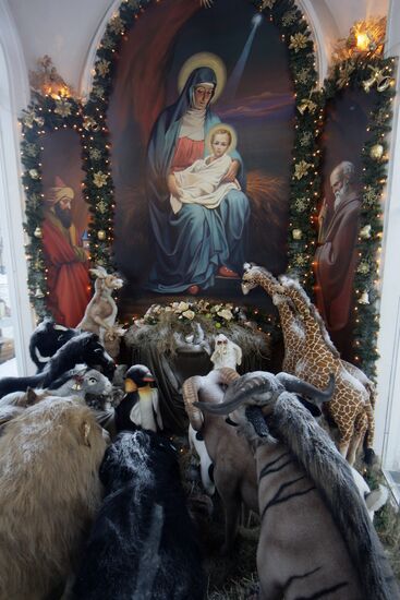 Christmas Creche at Holy Danilov Monastery