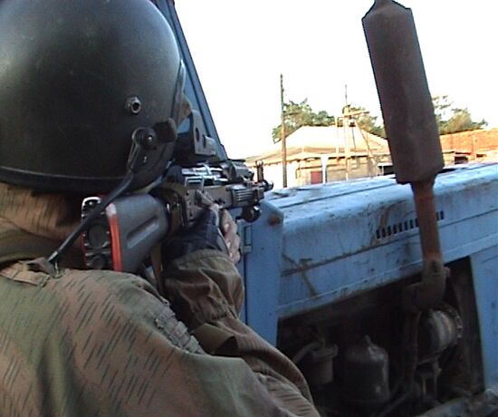 Special operation in Dagestani village