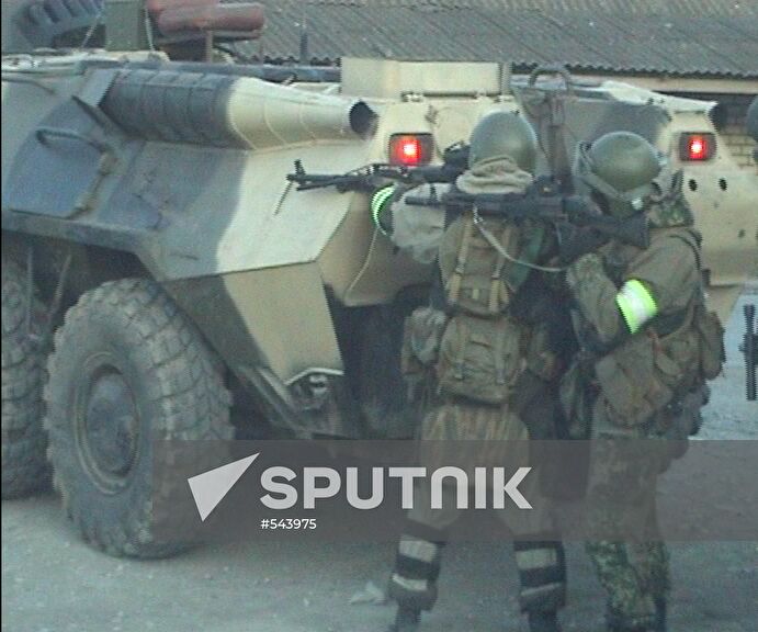 Special operation in Dagestani village