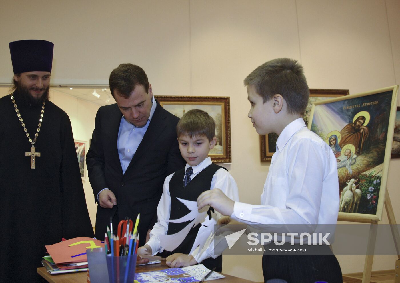Dmitry Medvedev visits Vidnoye in Moscow Region