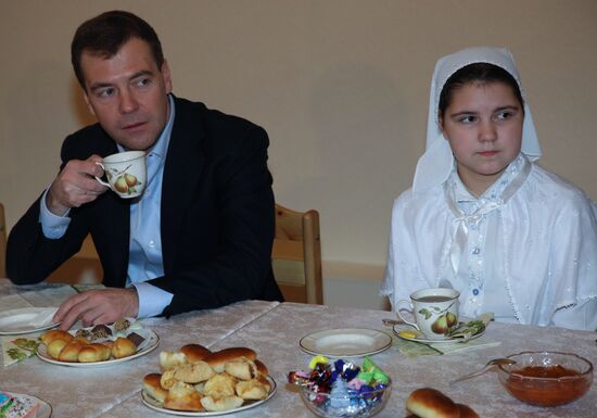 Dmitry Medvedev visits Vidnoye in Moscow Region