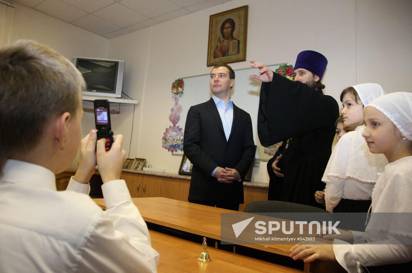 Dmitry Medvedev visits Vidnoye in Moscow Region