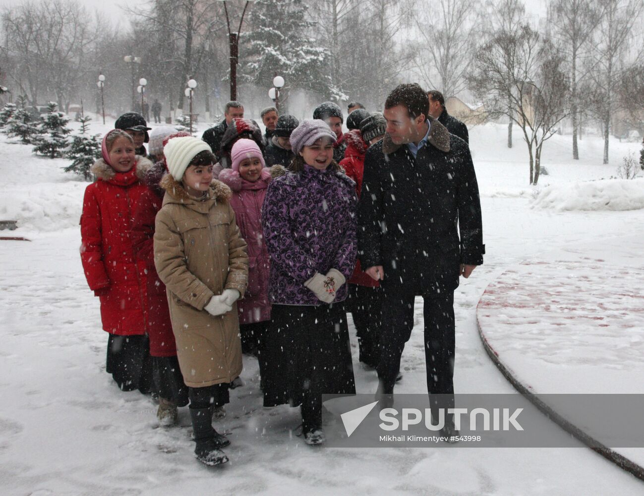 Dmitry Medvedev visits Vidnoye in Moscow Region