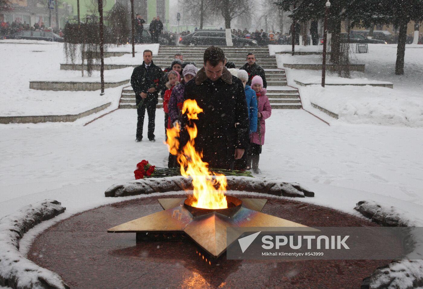 Dmitry Medvedev visits Vidnoye in Moscow Region