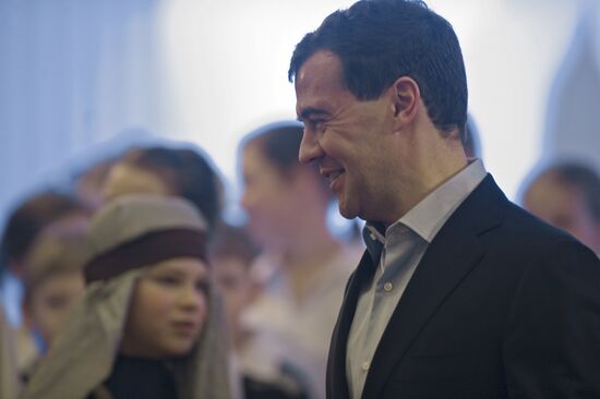 Dmitry Medvedev visits Vidnoye in Moscow Region