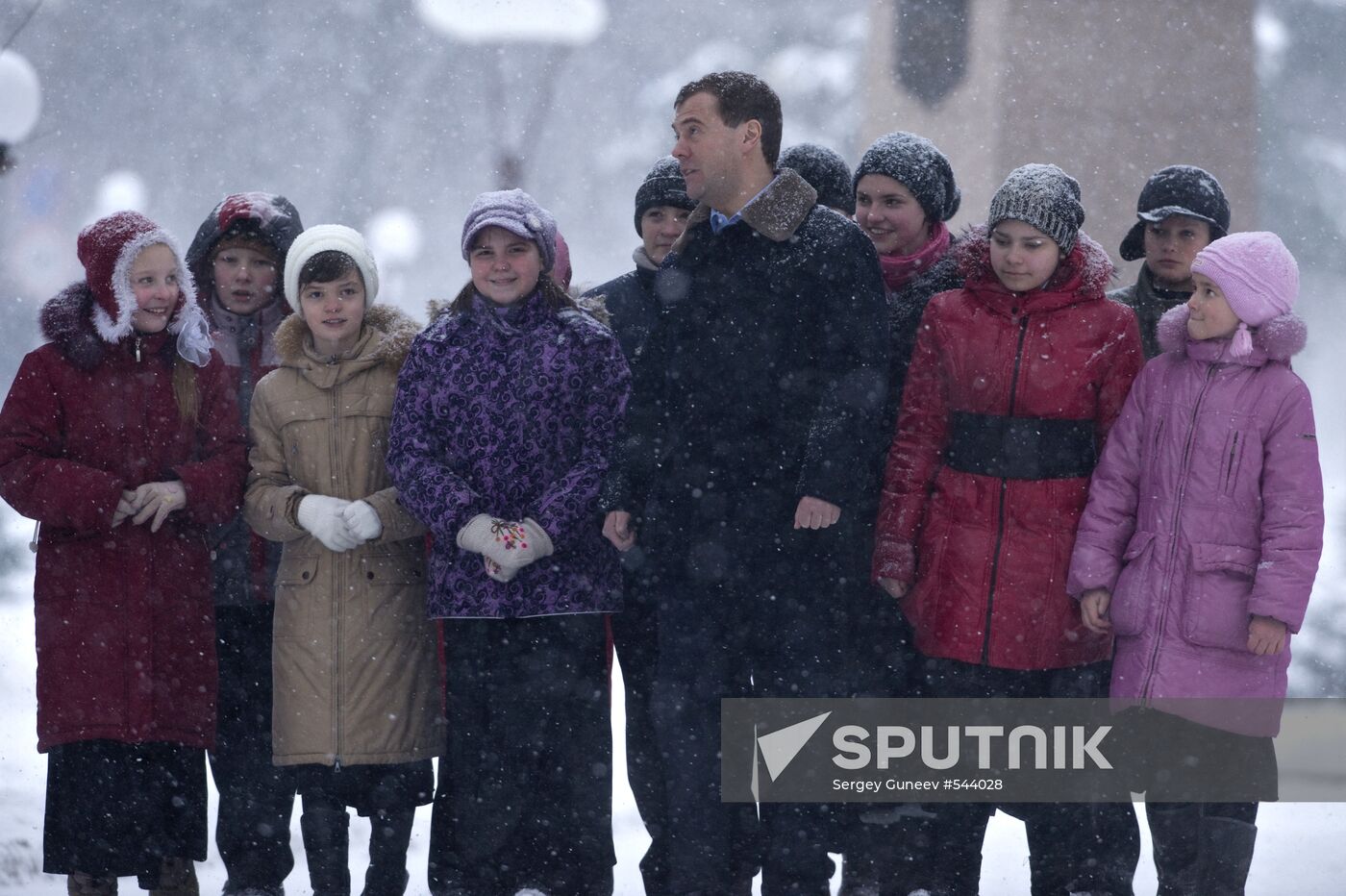 Dmitry Medvedev visits Vidnoye in Moscow Region