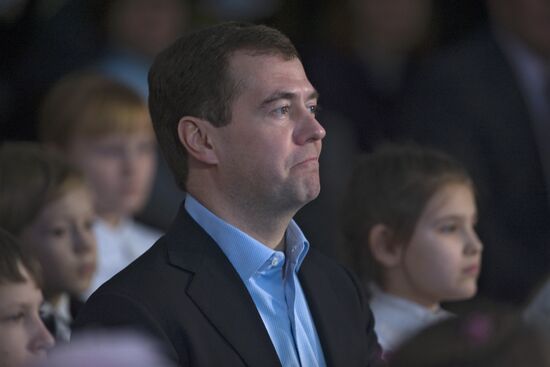 Dmitry Medvedev visits Vidnoye in Moscow Region