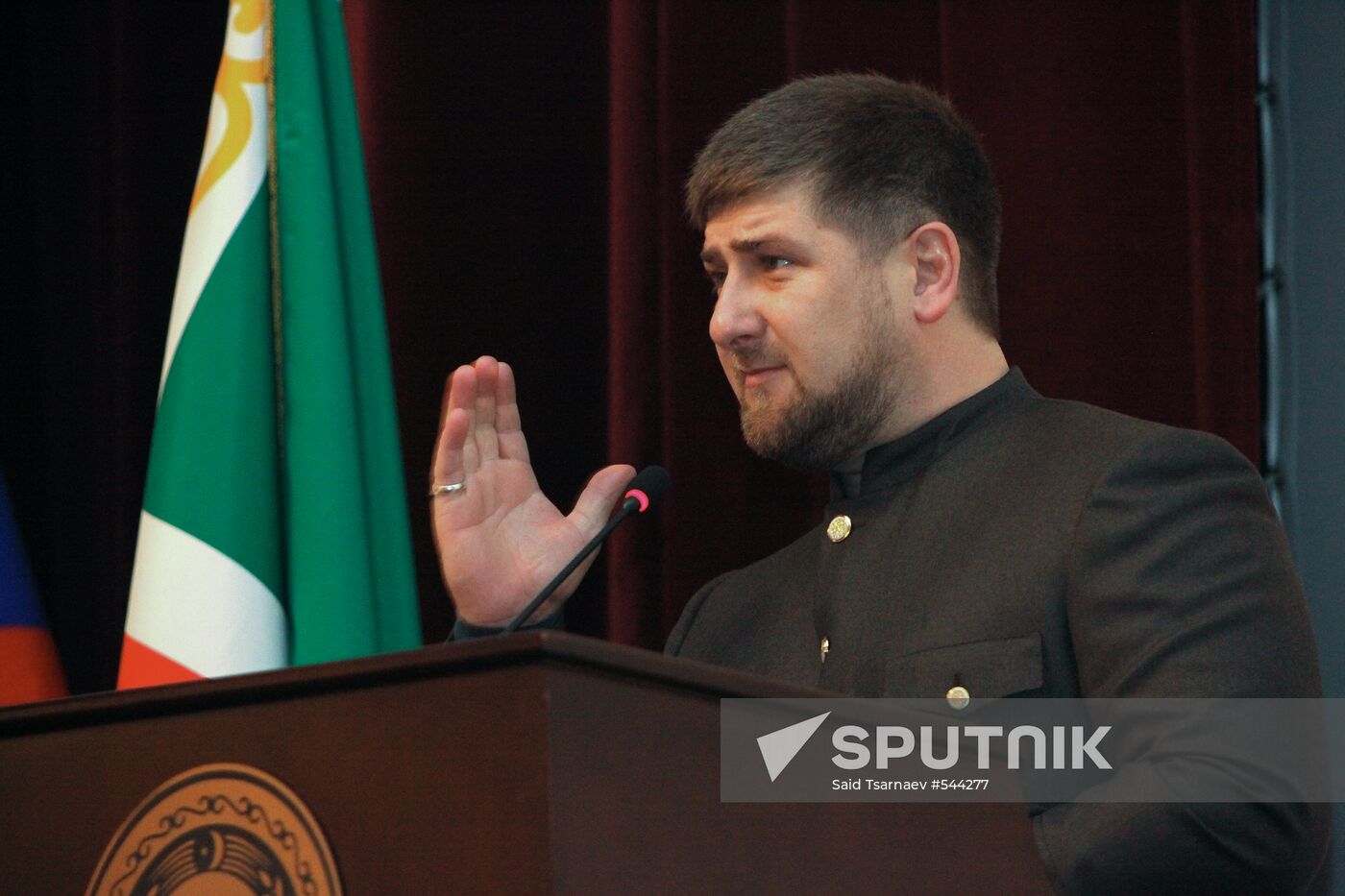 Ramzan Kadyrov at ceremony on Restoration of Statehood Day