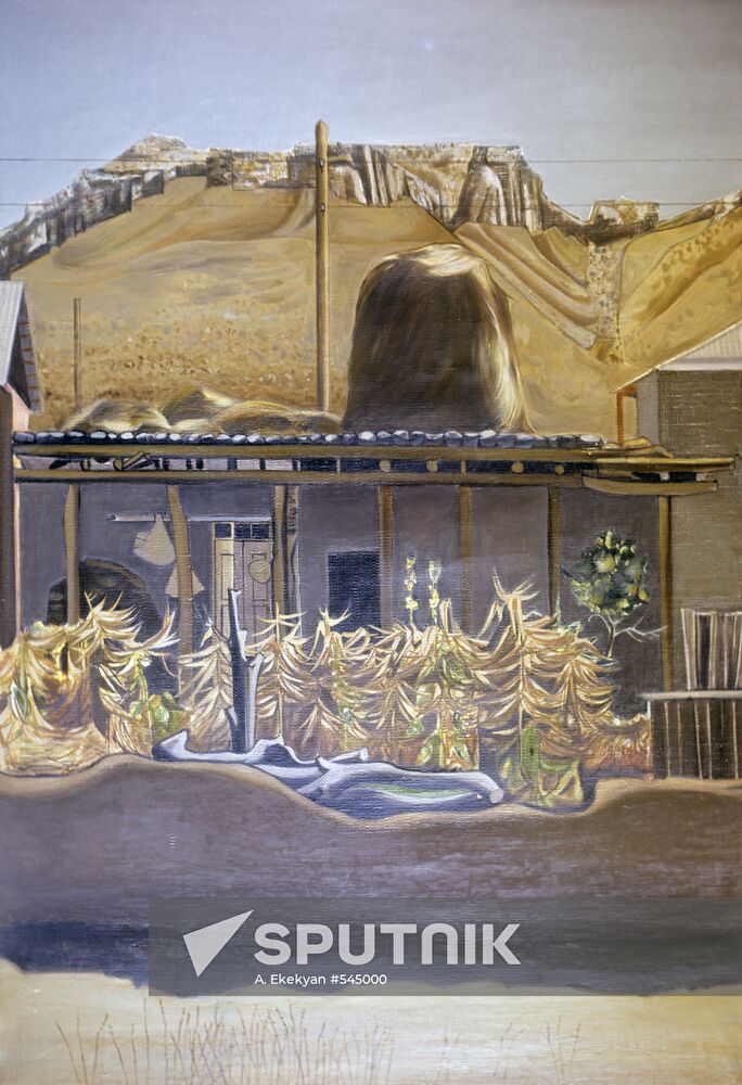 Reproduction of "Armenian Landscape" by Akop Akopyan