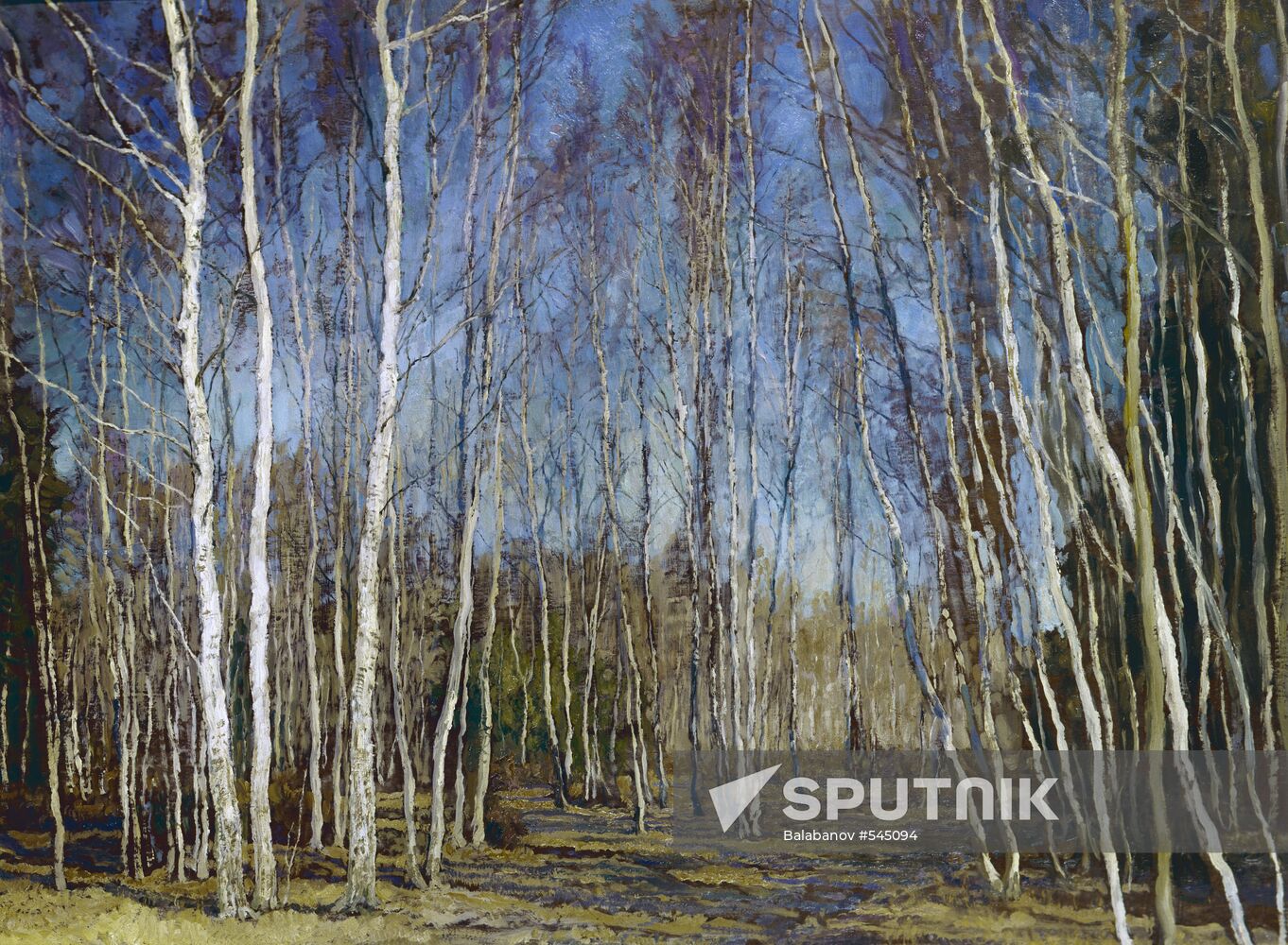 Reproduction of "Blue Spring" painting