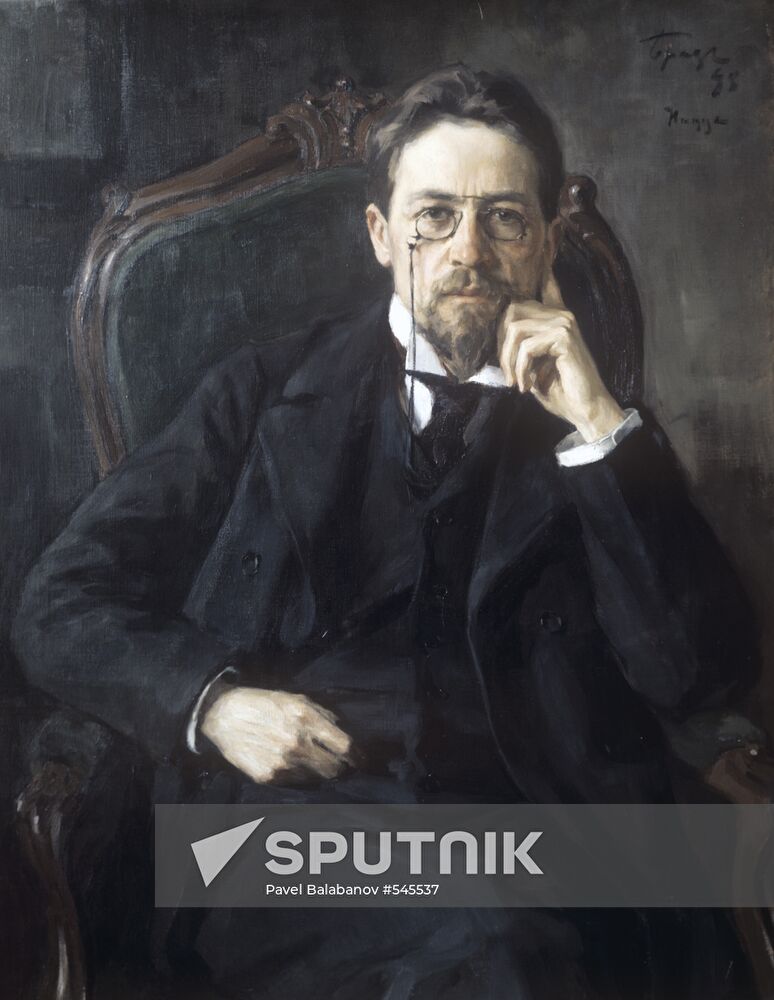 Portrait of Anton Chekhov. Reproduction