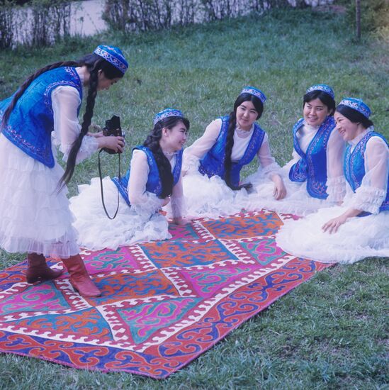 Kirghiz national costumes