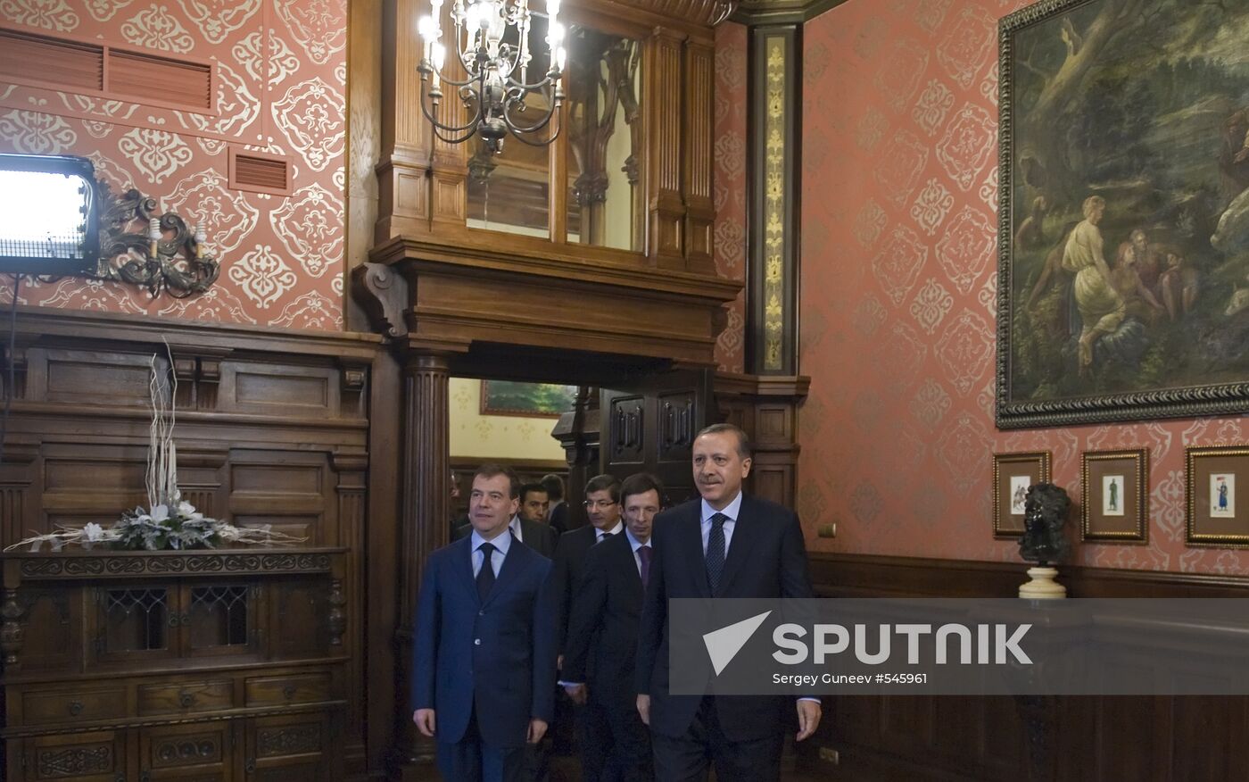 Dmitry Medvedev meets with Recep Tayyip Erdoğan