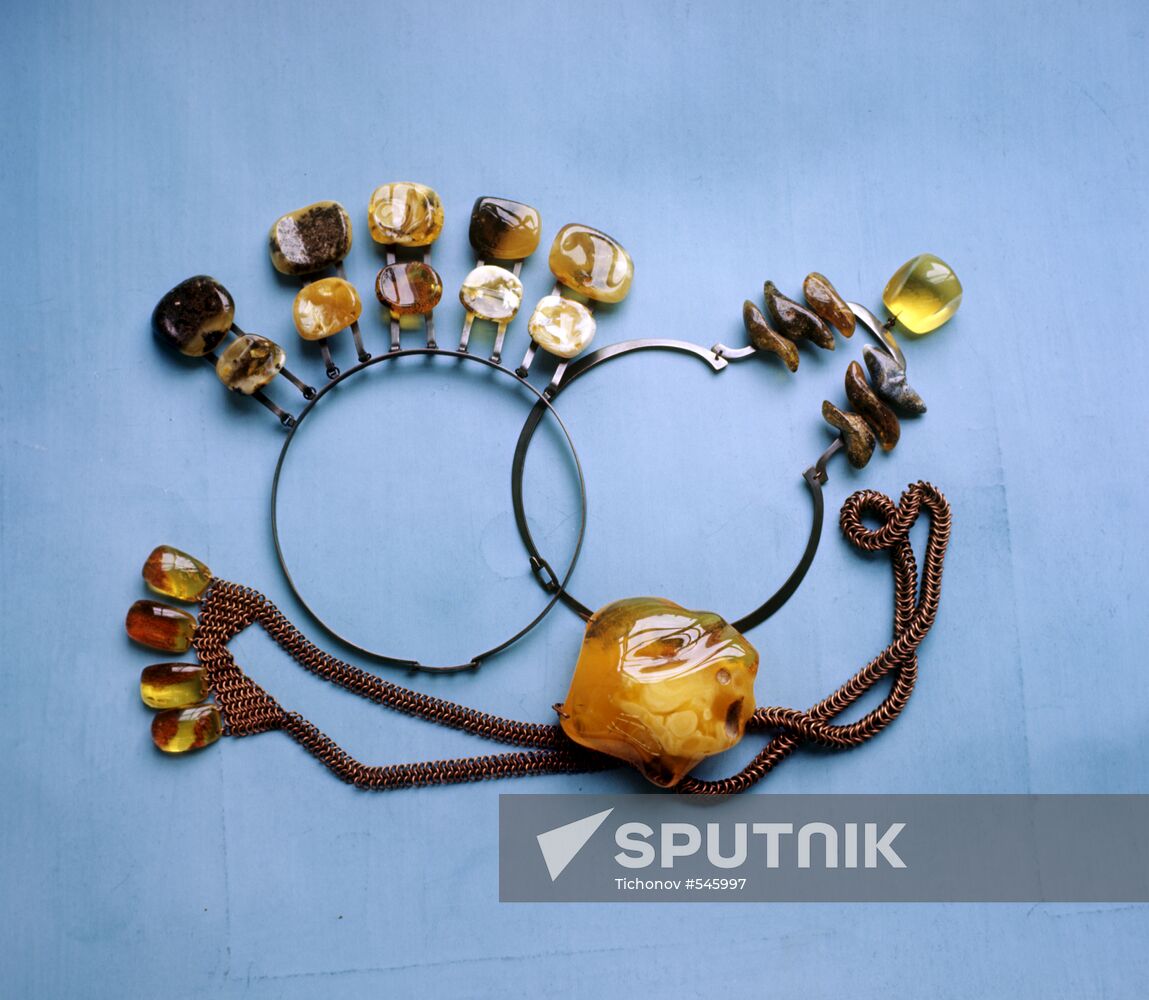 Amber jewelry