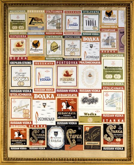 Vodka labels