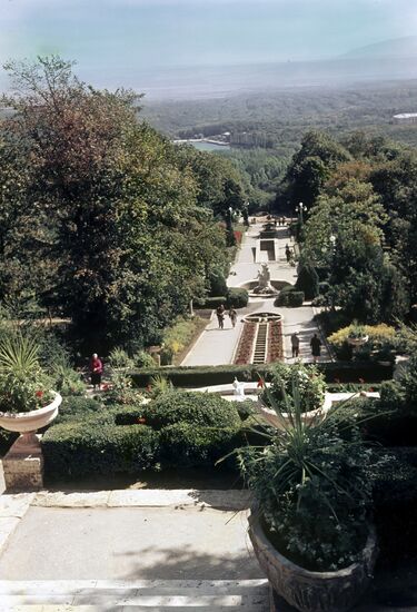 Cascade staircase in Zheleznovodsk