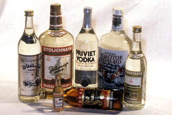 Produce of Moscow Kristall Distillery