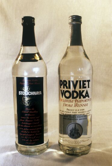 Stolichnaya Vodka and Priviet Vodka