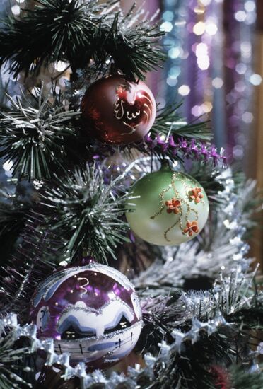 Matt effect Christmas tree decoration balls