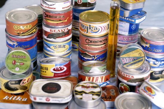 Canned fish