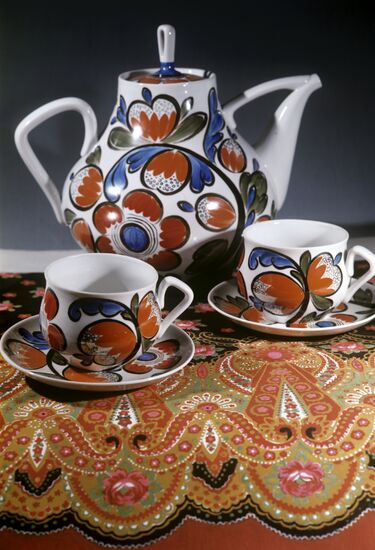 Decorative set "Painted"