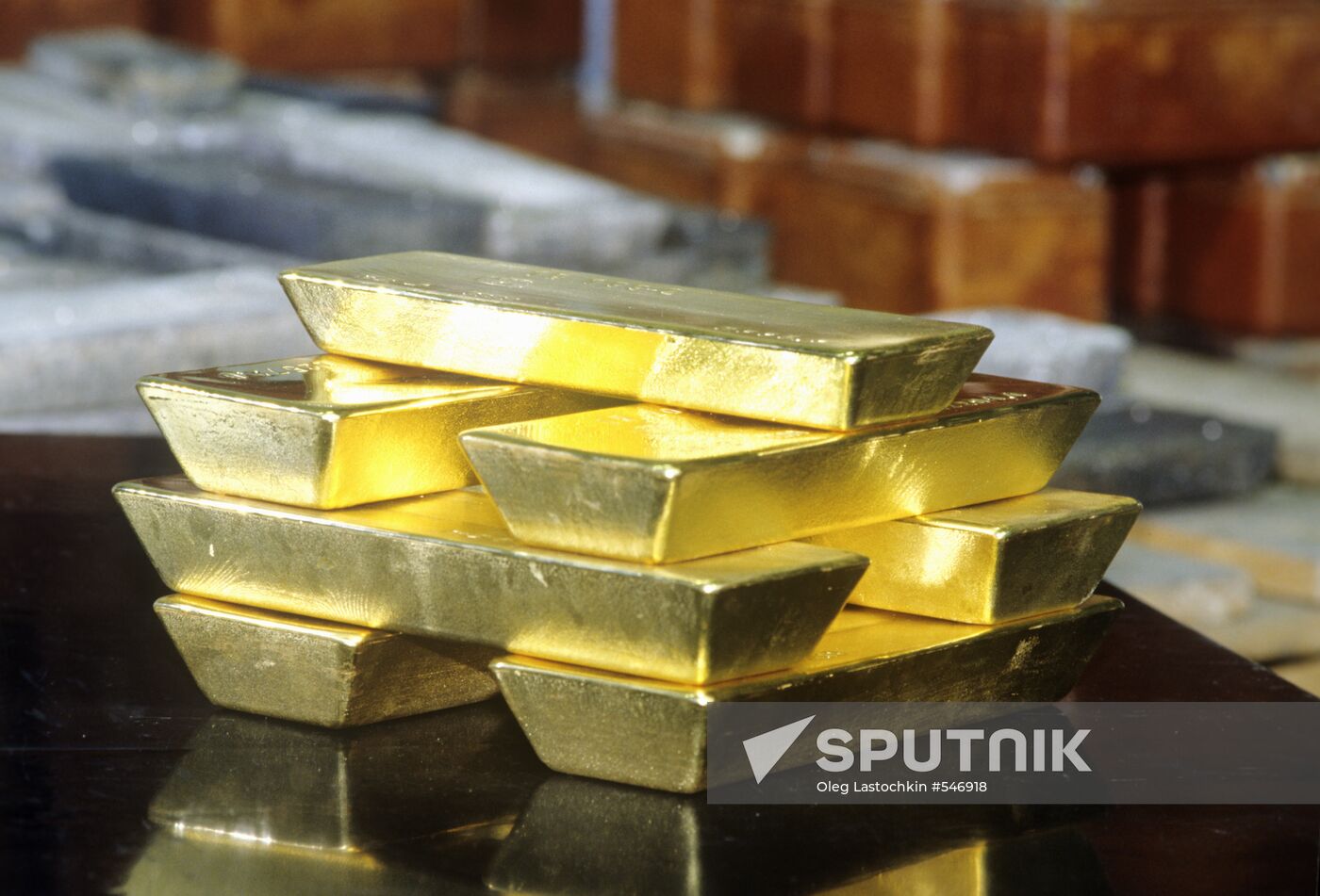 Gold ingots