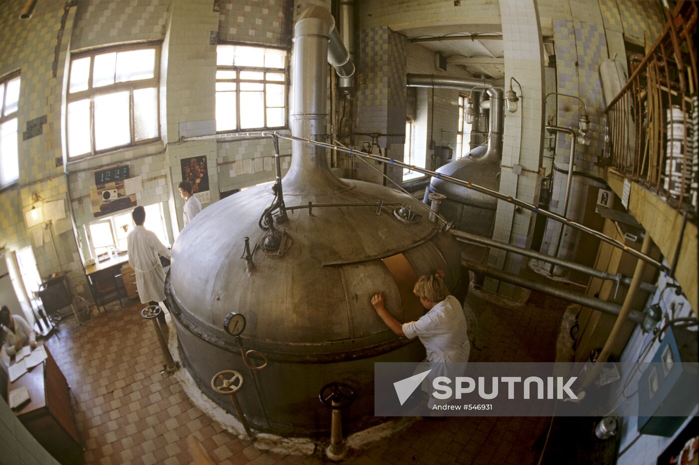 Shop where beer is poured into kegs