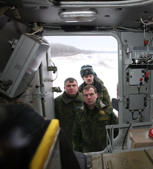 Dmitry Medvedev visits Vystrel firing range, Moscow suburbs