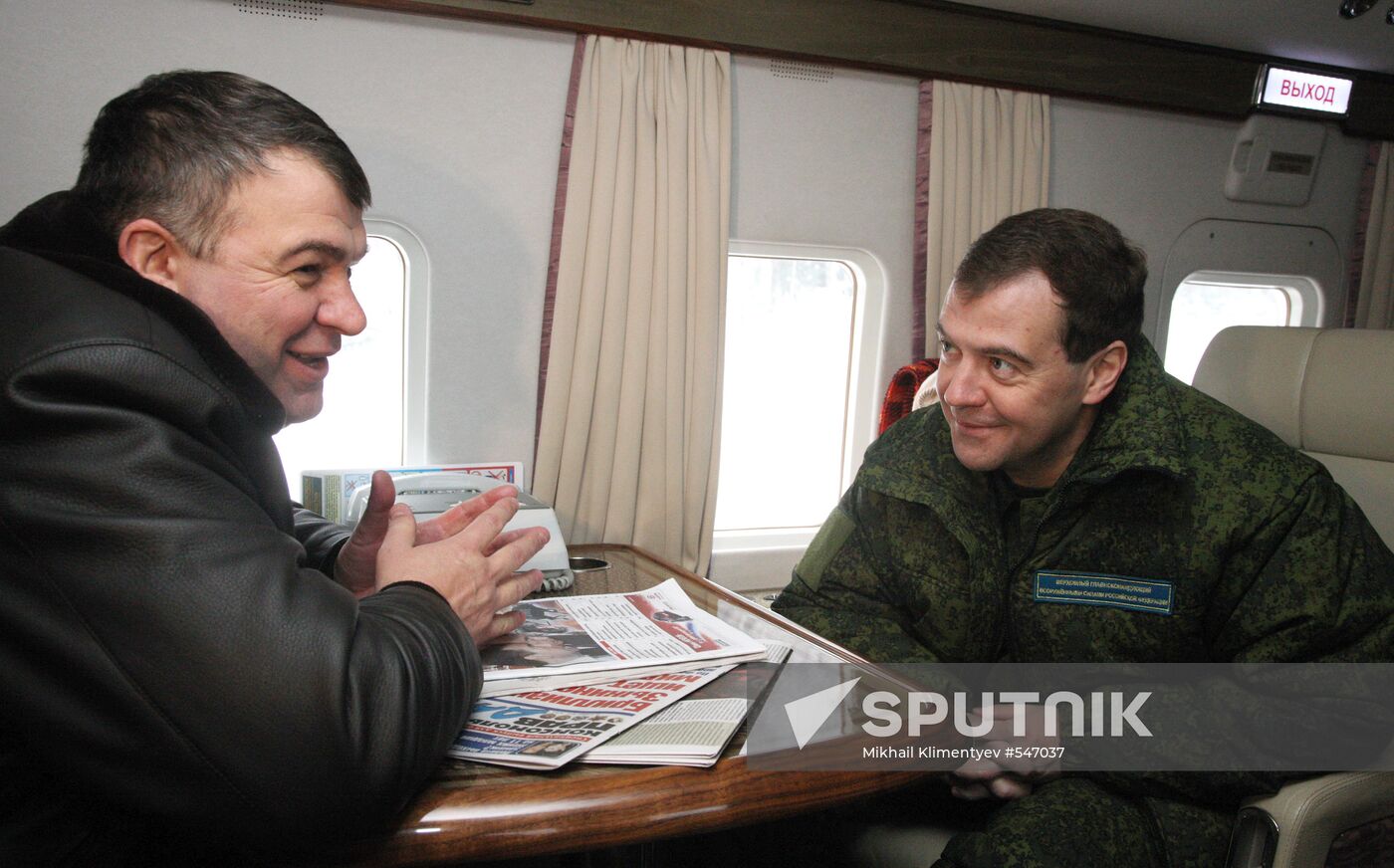 Dmitry Medvedev visits Vystrel firing range, Moscow suburbs