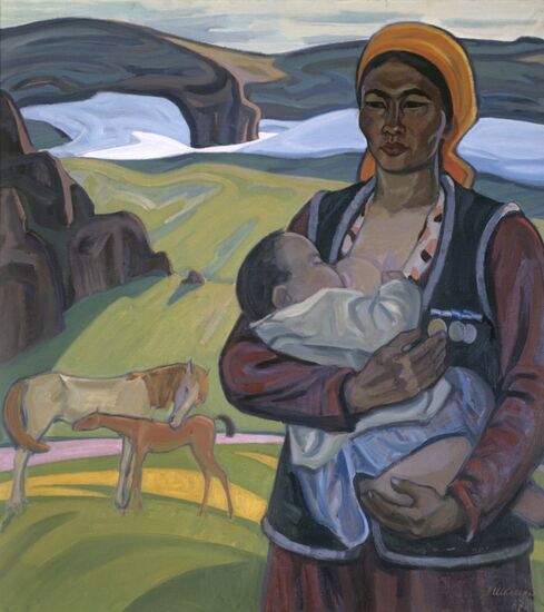 Exhibition "The 50th Anniversary of October Revolution"