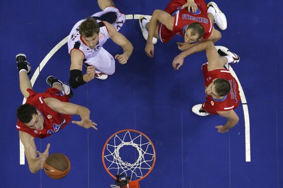 Basketball. ULEB Euro Cup. CSKA Moscow vs. Caja Laboral Baskonia