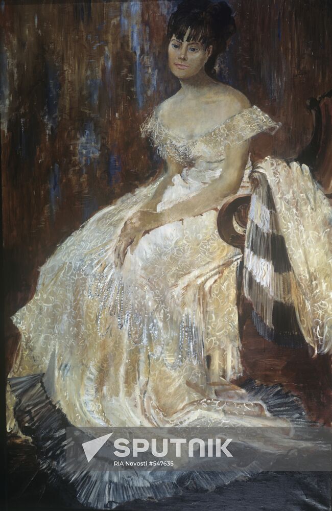 Reproduction of "T. Samoylova as Anna Karenina"