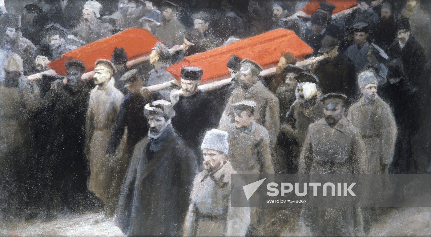 Reproduction of "Victims" painting