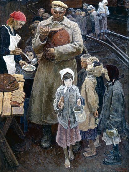 Reproduction of "Republic's Bread" painting