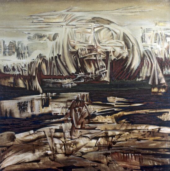 Reproduction of "Bay" painting